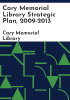 Cary_Memorial_Library_strategic_plan__2009-2013