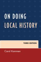 On_doing_local_history